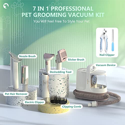 PUPCA Pro Hundeschermaschine mit Staubsauger Set - 7