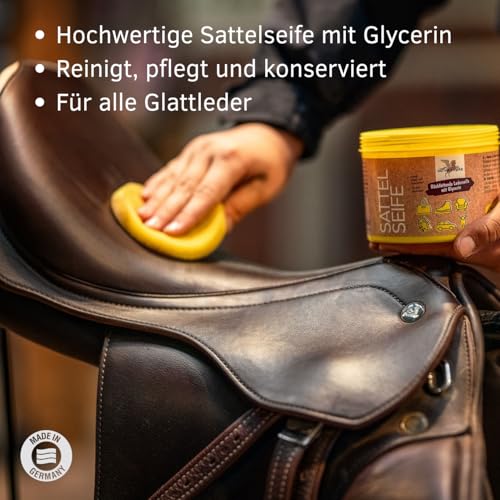 B&E Sattelseife mit Schwamm - 2