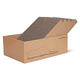 FUKUMARU Kratzbrett Katze, 5er-Set, Katzenkratzbox mit hochwertiger Karton,...